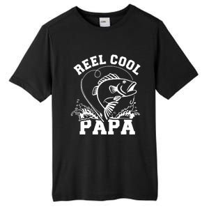 Reel cool Papa dad fishing Tall Fusion ChromaSoft Performance T-Shirt