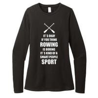 Rowing Crew Quote Kayak Canoe Sport Gift Idea Womens CVC Long Sleeve Shirt