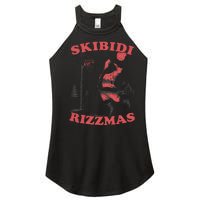 Rizzmas Christmas Rizz Santa Claus Basketball Gift Women's Perfect Tri Rocker Tank