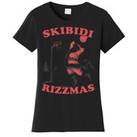 Rizzmas Christmas Rizz Santa Claus Basketball Gift Women's T-Shirt