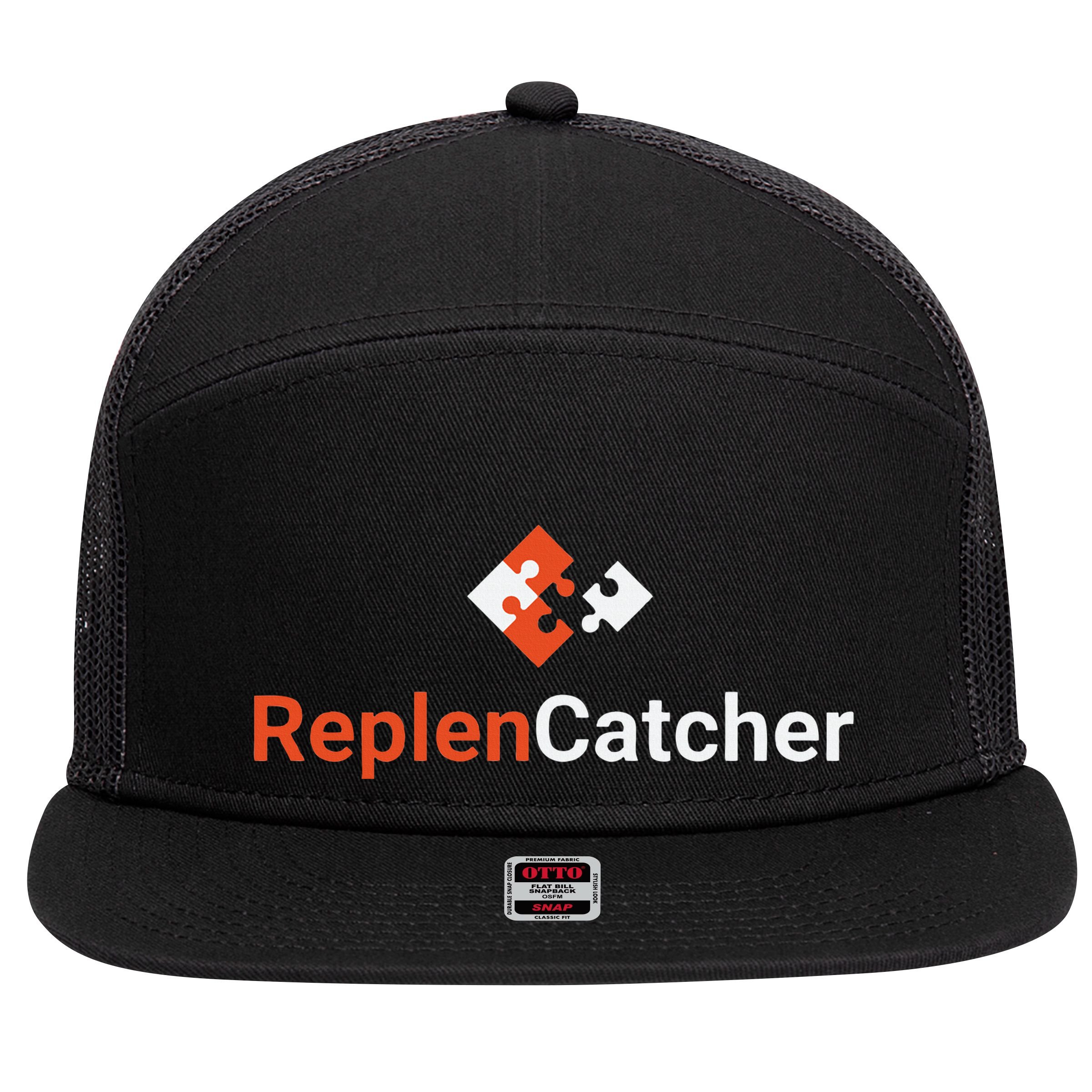 Replen Catcher 7 Panel Mesh Trucker Snapback Hat