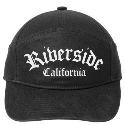 Riverside California Riverside Vintage Riverside 7-Panel Snapback Hat