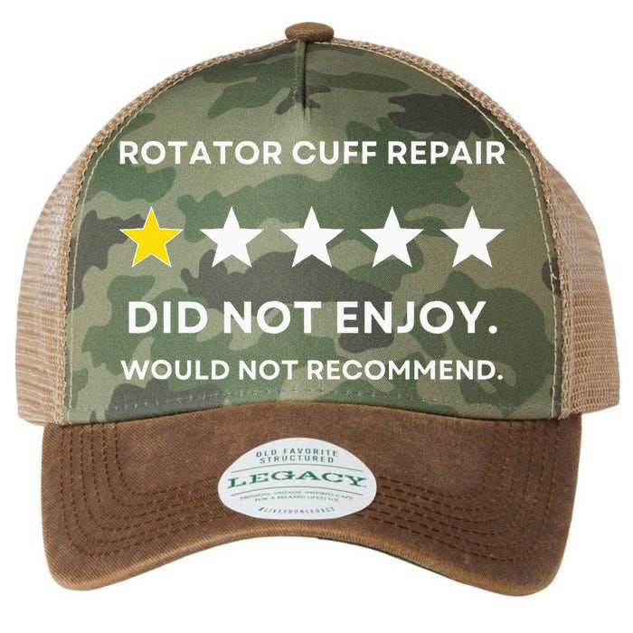 Rotator Cuff Repair Would Not Recommend Get Well Recovery Legacy Tie Dye Trucker Hat