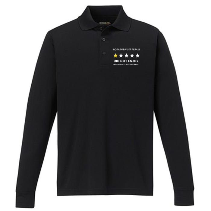 Rotator Cuff Repair Would Not Recommend Get Well Recovery Performance Long Sleeve Polo