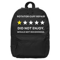 Rotator Cuff Repair Would Not Recommend Get Well Recovery 16 in Basic Backpack