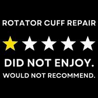 Rotator Cuff Repair Would Not Recommend Get Well Recovery 16 in Basic Backpack