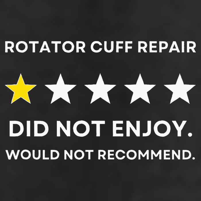 Rotator Cuff Repair Would Not Recommend Get Well Recovery Large Microfiber Waffle Golf Towel