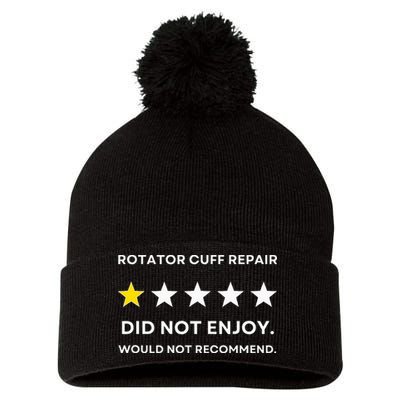 Rotator Cuff Repair Would Not Recommend Get Well Recovery Pom Pom 12in Knit Beanie