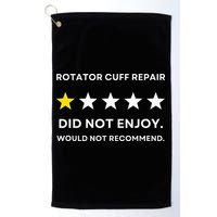 Rotator Cuff Repair Would Not Recommend Get Well Recovery Golf Towel