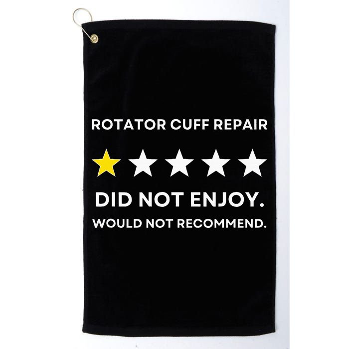 Rotator Cuff Repair Would Not Recommend Get Well Recovery Golf Towel