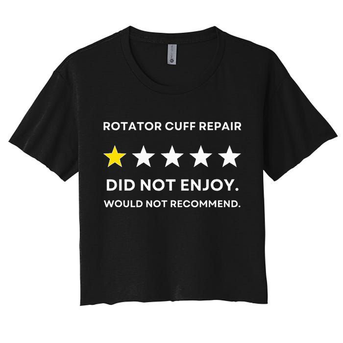 Rotator Cuff Repair Would Not Recommend Get Well Recovery Crop Top
