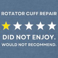 Rotator Cuff Repair Would Not Recommend Get Well Recovery Garment-Dyed Sweatshirt