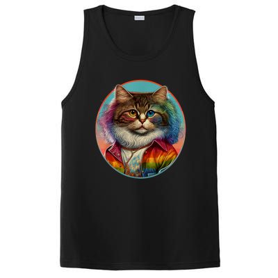 Rainbow Cat PosiCharge Competitor Tank