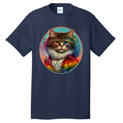 Rainbow Cat Tall T-Shirt