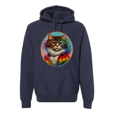 Rainbow Cat Premium Hoodie