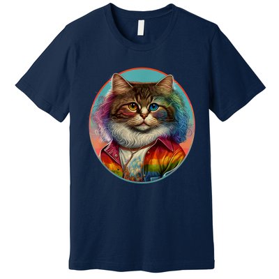 Rainbow Cat Premium T-Shirt