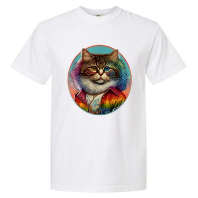 Rainbow Cat Garment-Dyed Heavyweight T-Shirt