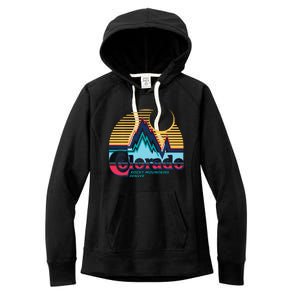 Retro Colorado Rocky Mountains Women's Fleece Hoodie