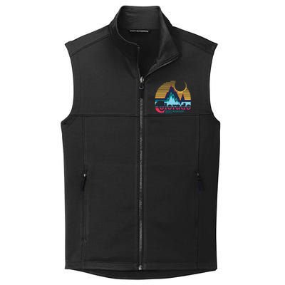 Retro Colorado Rocky Mountains Collective Smooth Fleece Vest