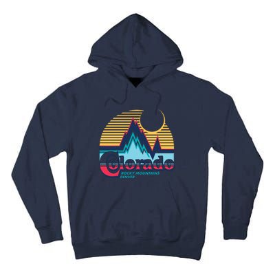 Retro Colorado Rocky Mountains Tall Hoodie