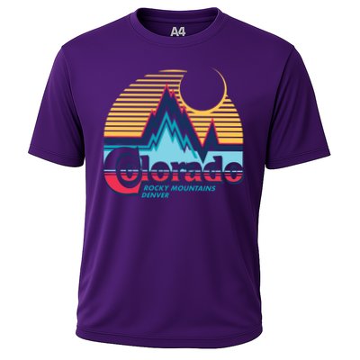 Retro Colorado Rocky Mountains Performance Shirt