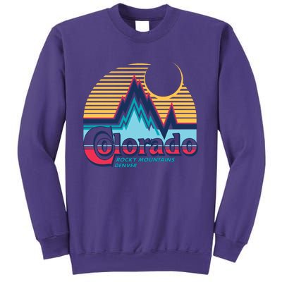 Retro Colorado Rocky Mountains Sweatshirt