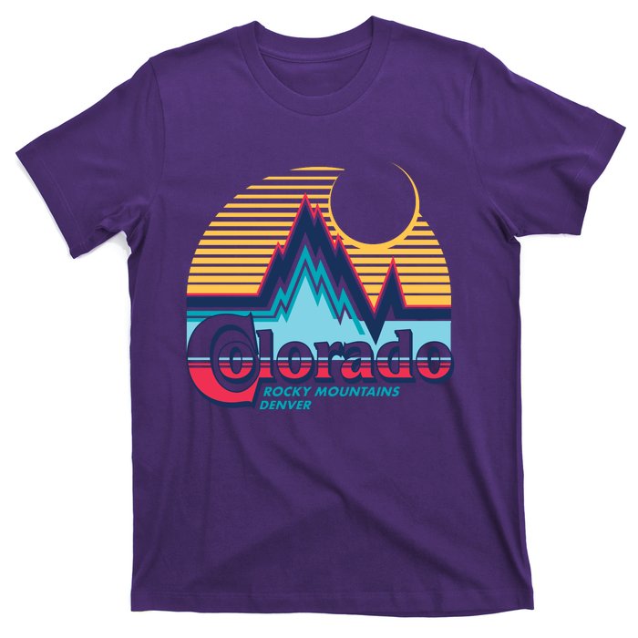 Retro Colorado Rocky Mountains T-Shirt