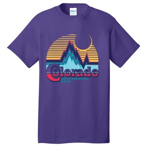 Retro Colorado Rocky Mountains Tall T-Shirt