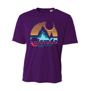 Retro Colorado Rocky Mountains Performance Sprint T-Shirt