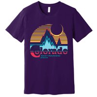 Retro Colorado Rocky Mountains Premium T-Shirt