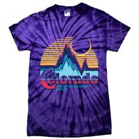 Retro Colorado Rocky Mountains Tie-Dye T-Shirt