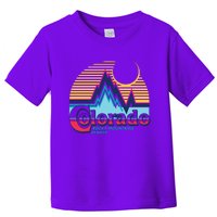 Retro Colorado Rocky Mountains Toddler T-Shirt