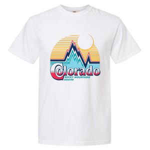 Retro Colorado Rocky Mountains Garment-Dyed Heavyweight T-Shirt