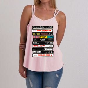 Rock Cassettes Rock Band Women's Strappy Tank