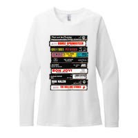 Rock Cassettes Rock Band Womens CVC Long Sleeve Shirt