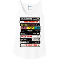 Rock Cassettes Rock Band Ladies Essential Tank