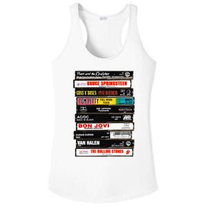 Rock Cassettes Rock Band Ladies PosiCharge Competitor Racerback Tank