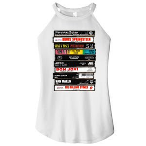 Rock Cassettes Rock Band Women's Perfect Tri Rocker Tank