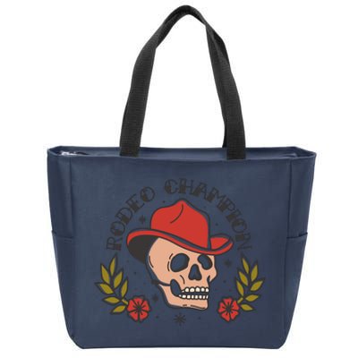 Rodeo Champion Zip Tote Bag