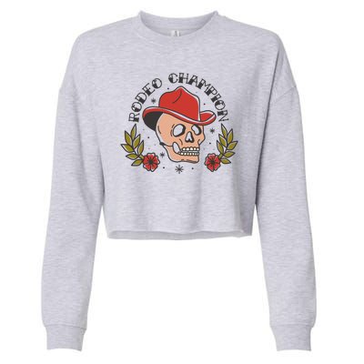 Rodeo Champion Cropped Pullover Crew