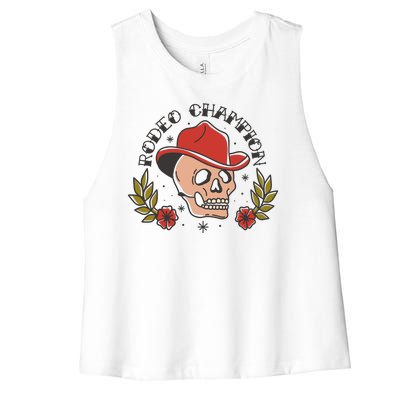 Rodeo Champion Women's Racerback Cropped Tank