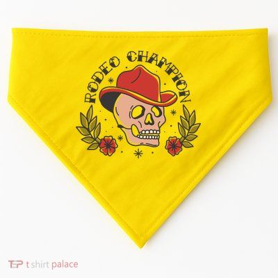 Rodeo Champion USA-Made Doggie Bandana