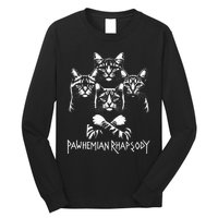 Retro Cat Rock Music Concert Band Long Sleeve Shirt