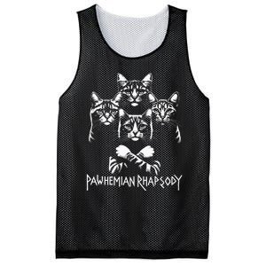 Retro Cat Rock Music Concert Band Mesh Reversible Basketball Jersey Tank