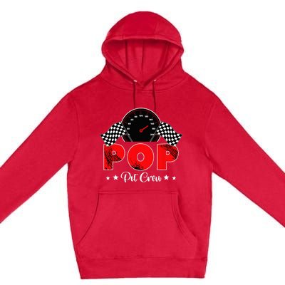 Race Car Racing Family Pop Pit Crew Birthday Party Gift Premium Pullover Hoodie