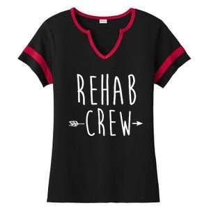 Rehab Crew Ladies Halftime Notch Neck Tee