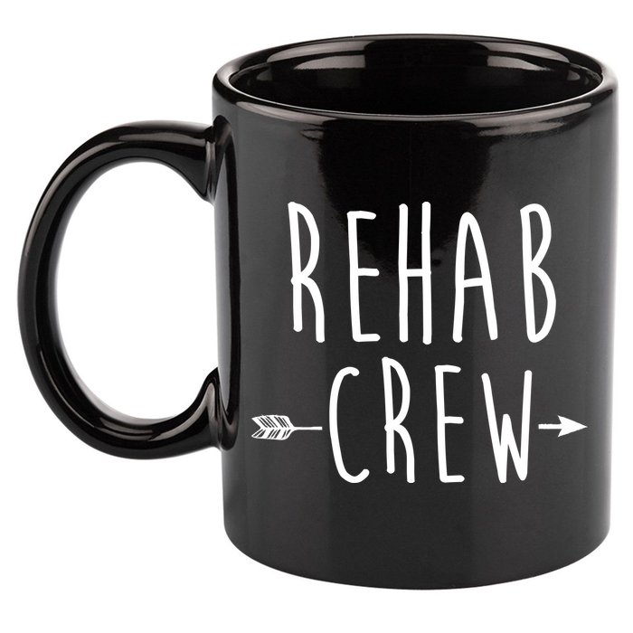 Rehab Crew 11oz C Handle Ceramic Mug