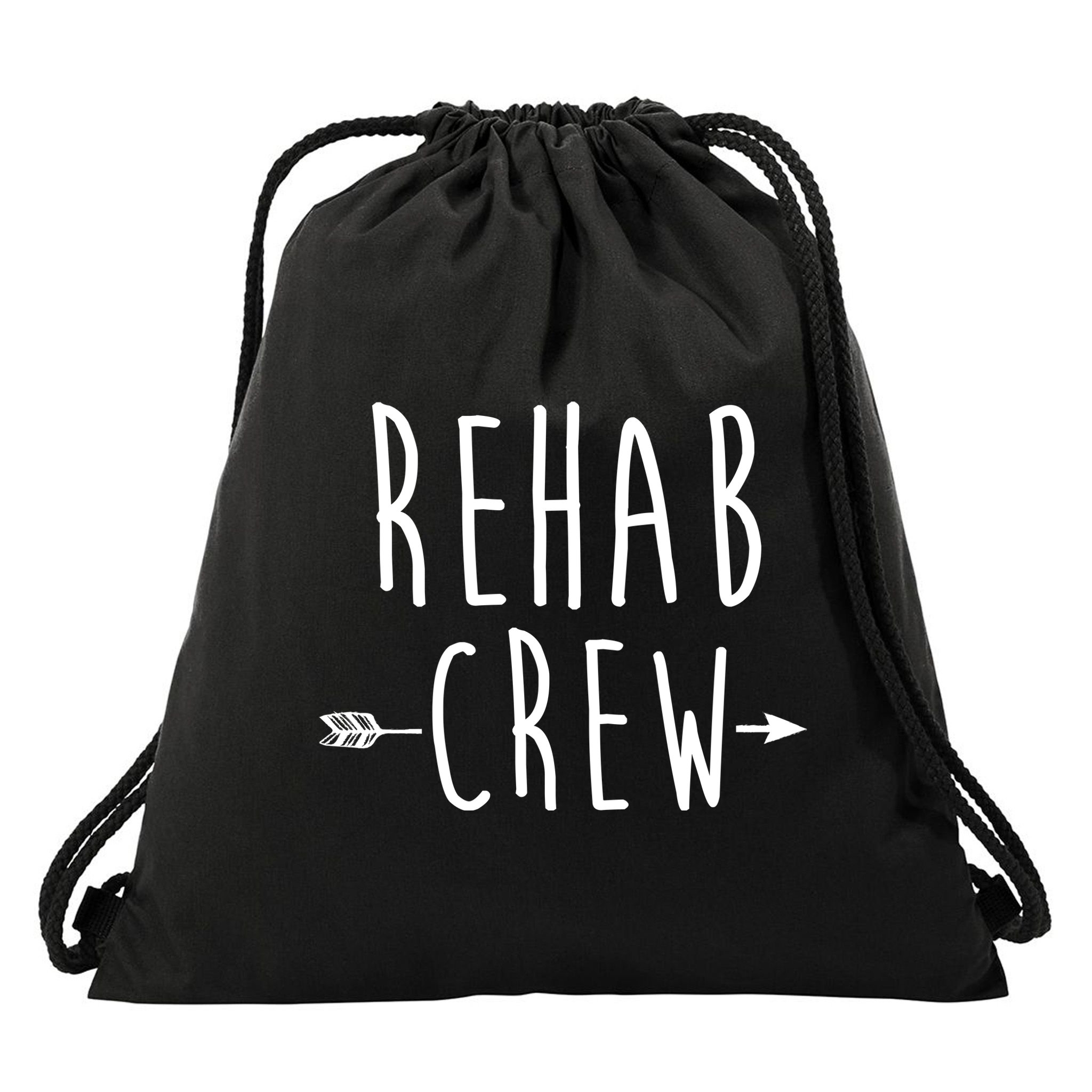Rehab Crew Drawstring Bag