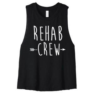 Rehab Crew Women's Racerback Cropped Tank