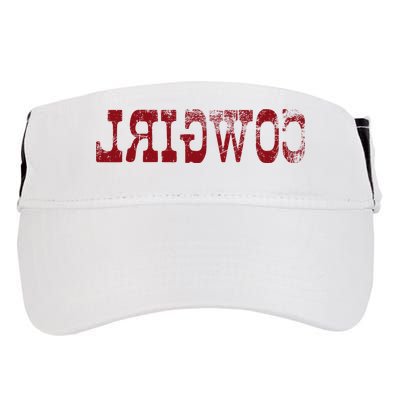 Reverse Cowgirl Rodeo Western Country Southern Gift Adult Drive Performance Visor